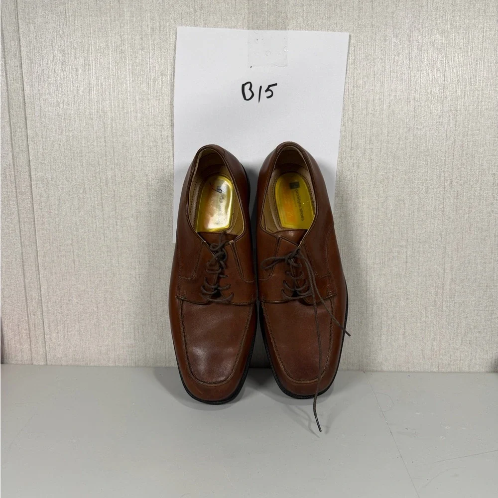 Dockers Brown‎ Leather Lace-Up Oxfords